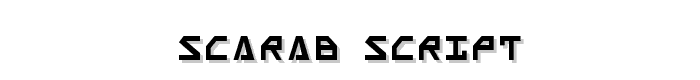 Scarab Script font